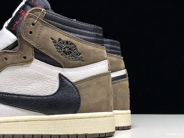 Rep MAX CD4487 Scott Jordan OG 1 Travis 100 - Air High 'Mocha' Retro x 0430